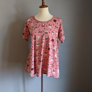 Lularoe Bulldog Perfect T